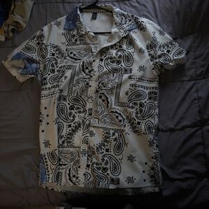 Bandana Button Up